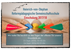 Heinrich-von-Stephan Reformp&auml;dagogische Gemeinschaftsschule
