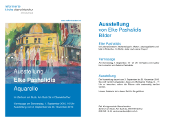 Ausstellung Elke Pashalidis