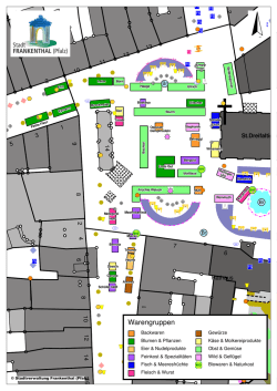 Plan der Wochenmarktbeschicker