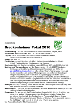 Breckenheimer Pokal 2016