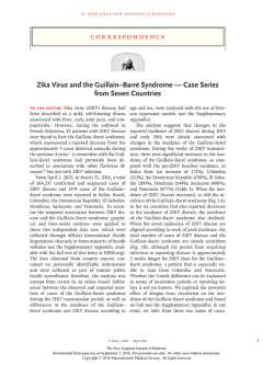 Zika Virus and the Guillain–Barré Syndrome
