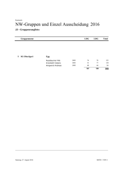 JJ Gruppenrangliste