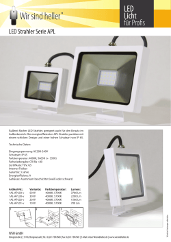 LED Strahler Serie APL