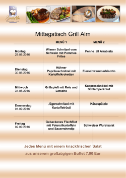 mittagsmenü