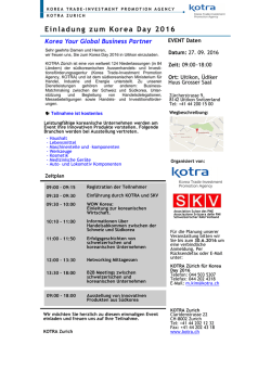 Invitation - Schweizerischer KMU Verband