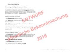 Inventarkategorien - Entwurf Bauinventar Stadt Bern 2017