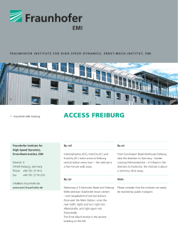 Access Freiburg - Fraunhofer