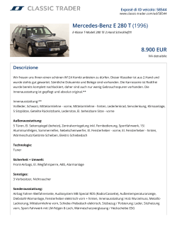 Mercedes-Benz E 280 T (1996) 8.900 EUR
