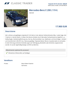 Mercedes-Benz E 200 (1994) 17.900 EUR