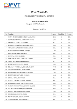 ivg2pn zulia - Federaci&oacute;n Venezolana de Tenis