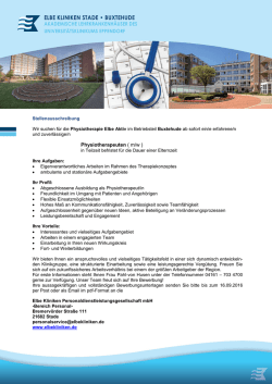 Physiotherapeuten ( m/w