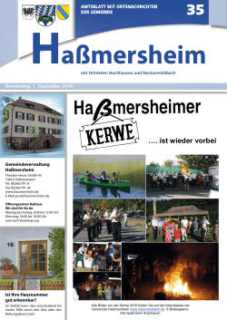 Haßmersheim - Lokalmatador.de