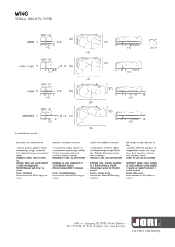 JORI WING Datenblatt