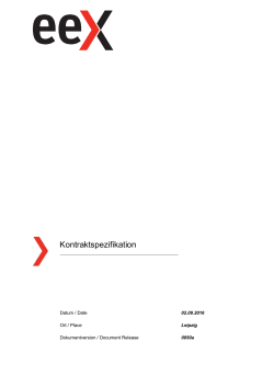 Kontraktspezifikation