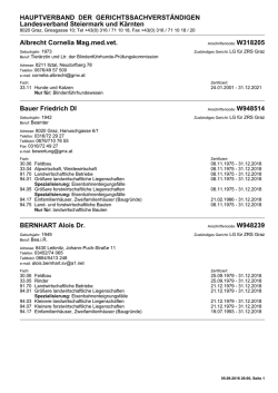 Druckansicht - Hauptverband