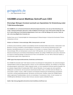 PDF speichern - GoingPublic.de
