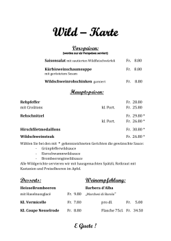 E Guete ! - Restaurant Hirschen Sitterdorf