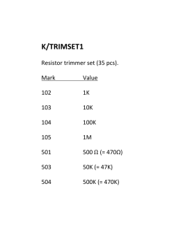 k/trimset1 - Physical Computing
