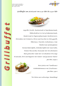 Grillbuffet Fisch u. Steak. 28.08.2016docx