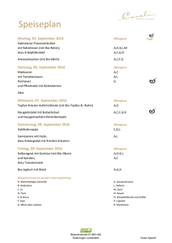 Speiseplan