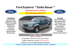 Ford Explorer " Eddie Bauer "