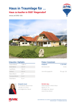 Haus in Traumlage f&uuml;r