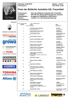 Preis der Bütikofer Autoitalia AG, Frauenfeld