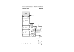 Schwandenhubelstrasse 41 Schliern b. Köniz 1. Stock 3 Zimmer links
