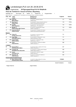 Ergebnis Prüf. 9 - Reitverein Landesbergen