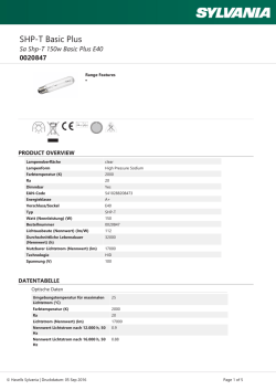 Sa Shp-T 150w Basic Plus E40