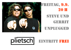 Steve und Gerrit unplugged
