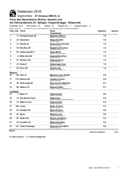 Dressur-WB Kl. A - Reiterhof Marten