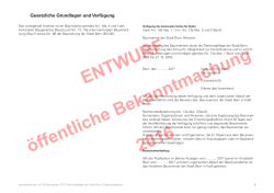 Gesetzliche Grundlagen - Entwurf Bauinventar Stadt Bern 2017