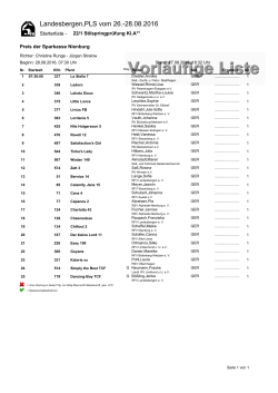 vorläufige starterliste prüf. 22-1