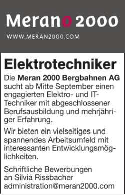 Elektrotechniker - Dolomiten Markt