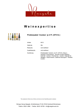 W einexpertise - Weinshop Georg Naegele
