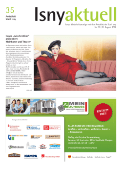 Isnyer - Schw&auml;bische Zeitung