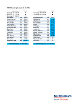 Fahrplan Internet