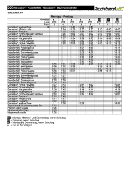 Fahrplan ab 05.09.2016 - Dr. Richard Autobusunternehmen
