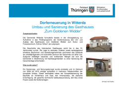 Dorferneuerung Witterda