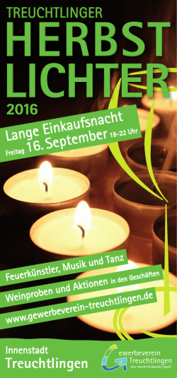 informieren - Treuchtlingen - Gewerbeverein Treuchtlingen