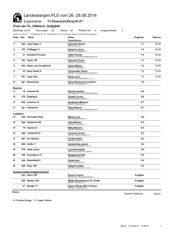 rgebnis Prüf. 13 - Reitverein Landesbergen