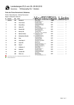 vorläufige starterliste prüf. 16