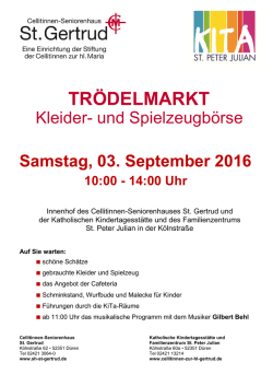 Infos - Cellitinnen-Seniorenhaus St. Gertrud