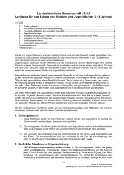 Inhalt - Landeskirchliche Gemeinschaft JAHU
