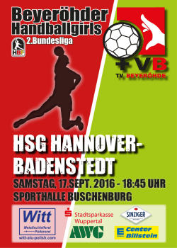 Center Billstein - Beyeröhder Handballgirls
