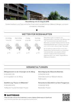 Hauszeitung - PDF