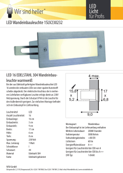 LED Wandeinbauleuchte 1SLV230232