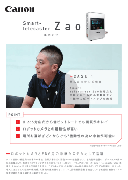 Smart- telecaster Zao 事例紹介