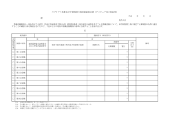 スプリアス発射及び不要発射の強度確認届出書（アマチュア局の保証用）